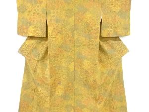 花古典柄小紋着物